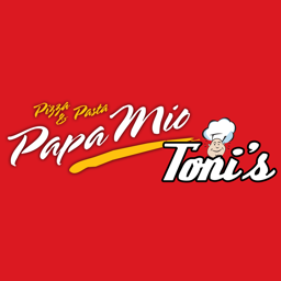 Papa Mio & Tonis Takeaway logo.